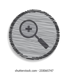 magnifier icon zoom in