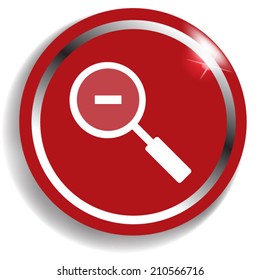 magnifier icon zoom out