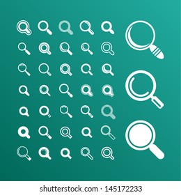 Magnifier icons