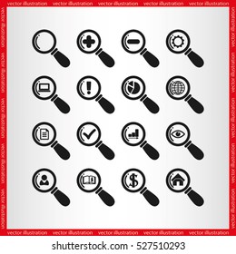 magnifier icons