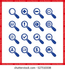 magnifier icons