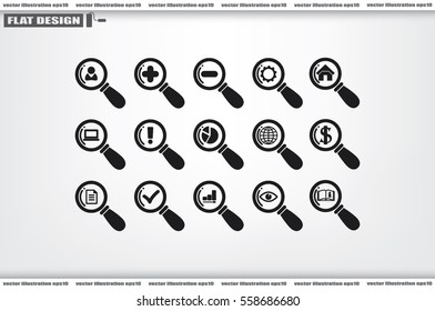 magnifier icons