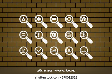 magnifier icons