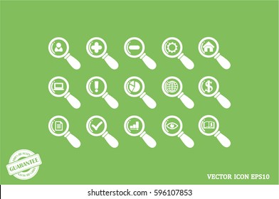 magnifier icons
