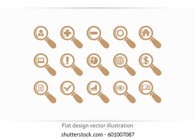 magnifier icons