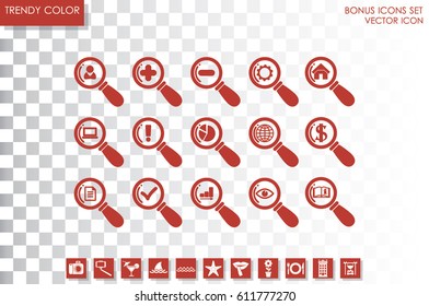 magnifier icons