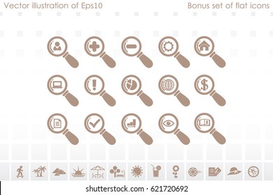 magnifier icons