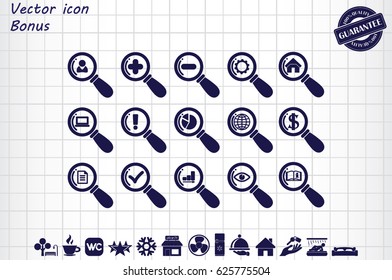 magnifier icons
