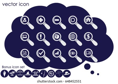magnifier icons