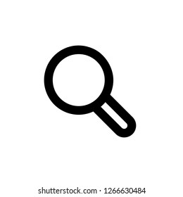 Magnifier icon,vector illustration. Flat design style. vector magnifier icon illustration isolated on White background, magnifier icon Eps10. magnifier icons graphic design vector symbols.