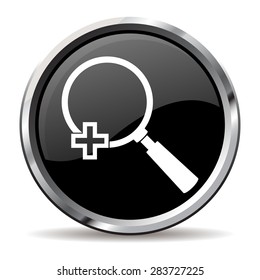 Magnifier icon.Vectors