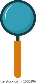 Ampliador, ilustración, vector sobre fondo blanco.