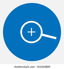 Magnifier increase icon - eps.