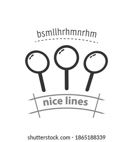 magnifier isolated vector icon. search design element