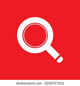 Magnifier label icon, common graphic resources, vector illustration.