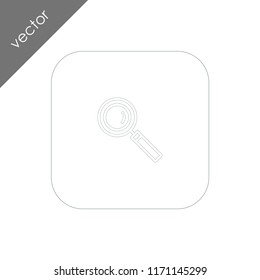 magnifier lens icon