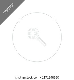 magnifier lens icon