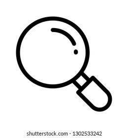 magnifier line icon