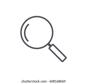Magnifier Line Icon