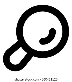 Magnifier Line Vector Icon