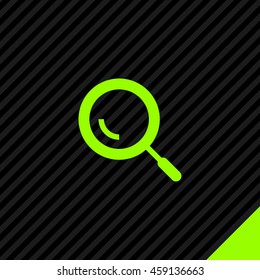 a magnifier line vector icon. Search zoom icon for websites and apps mobile minimalistic flat design