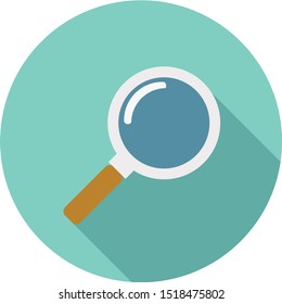Magnifier logo (icon) in vector