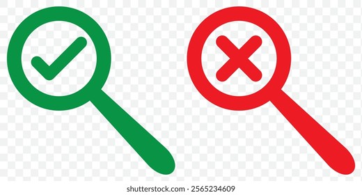 Magnifier, Magnifying Glass Icon. eps 10.