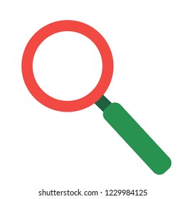 Magnifier Magnifying glass. Vector