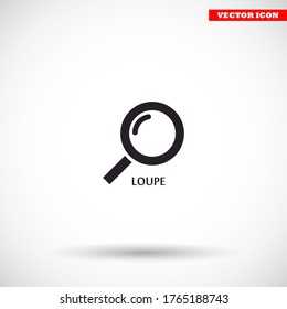 Ampliador con icono de vector man , lorem ipsum Diseño plano