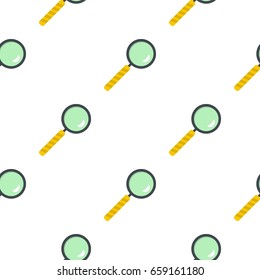 Magnifier pattern seamless for any design vector illustration
