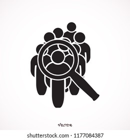 Magnifier People Icon