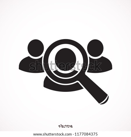 Magnifier People Icon