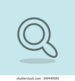 Magnifier pictogram