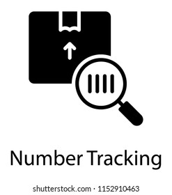 
Magnifier scanning through a package to denote barcode scanning icon
