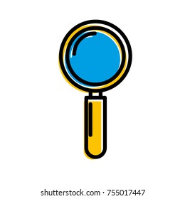 magnifier search business creativity symbol