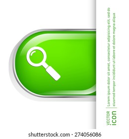 Magnifier search icon