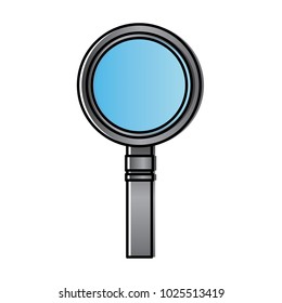 magnifier search technology information icon