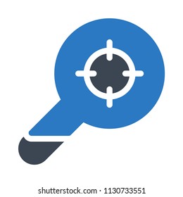 magnifier target search 