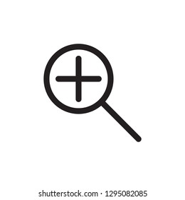 Magnifier Tool icon. One of simple collection icons for websites, web design, mobile app - Illustration