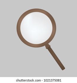 
magnifier. vector. eps 10