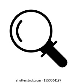 magnifier Vector Glyph flat icon