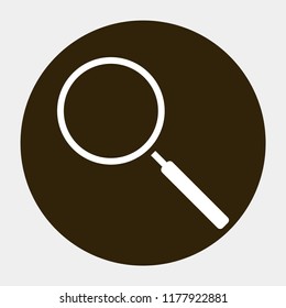 magnifier vector icon 10 eps