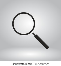 magnifier vector icon 10 eps