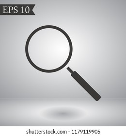magnifier vector icon 10 eps