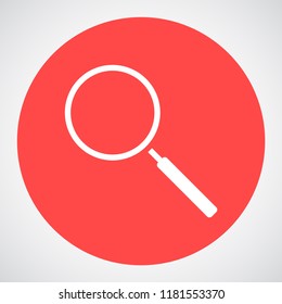 magnifier vector icon 10 eps