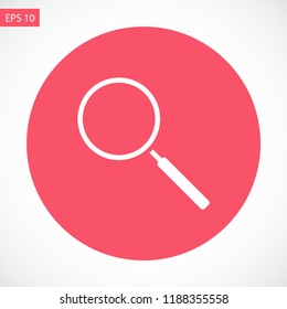 magnifier vector icon 10 eps