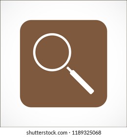 magnifier vector icon 10 eps