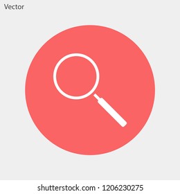 magnifier vector icon 10 eps