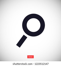 magnifier vector icon 10 eps
