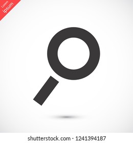 magnifier vector icon 10 eps
